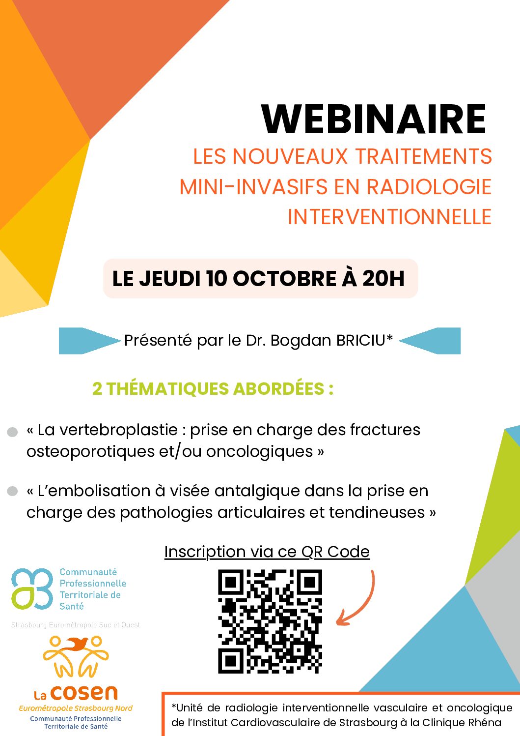 Webinaire radiologie interventionnelle