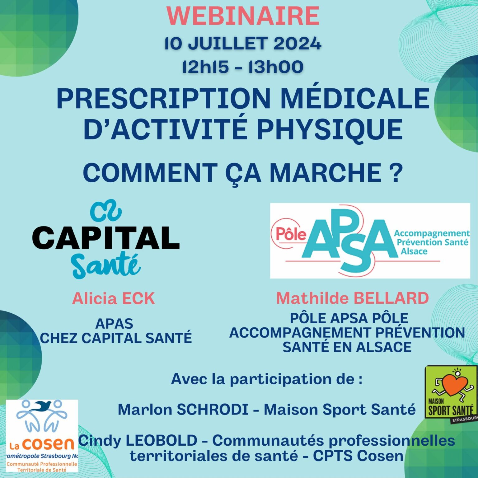 Webinaire sport santé